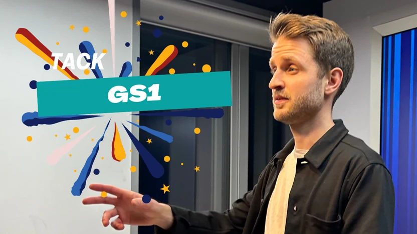 Jakob Radbäck föreläser om generativ AI för GS1